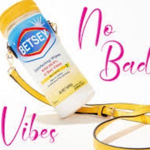 Betsey Johnson Kitsch Clean Wipes Crossbody Bag